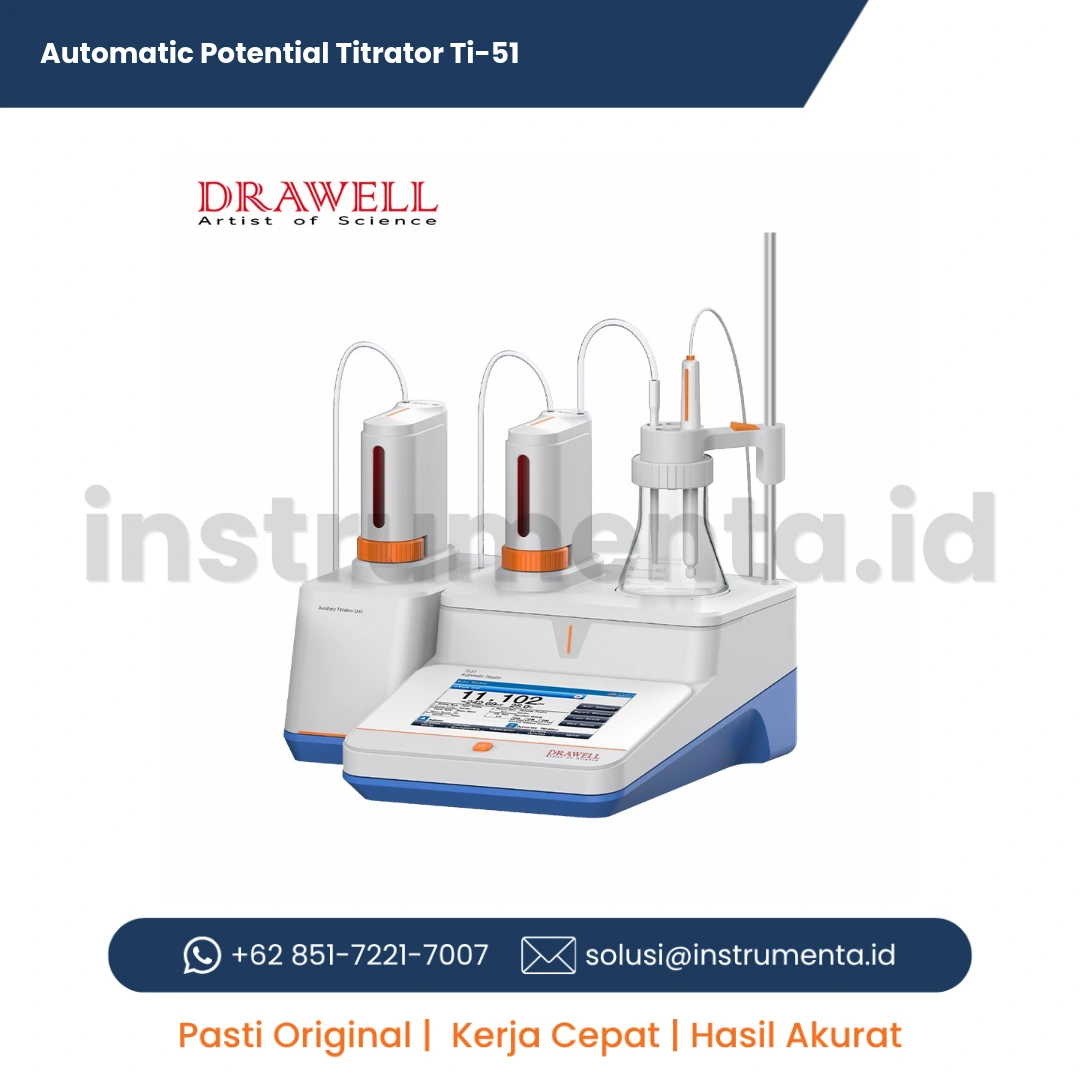 Jual Automatic Potential Titrator Ti-51 Asli & Bergaransi | Alat Titrasi Potensiometrik Otomatis Laboratorium